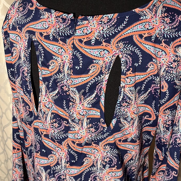 Charlotte Russe Size M Zip-Up Long Sleeve Dress with Cutouts in Back - Picture 6 of 9